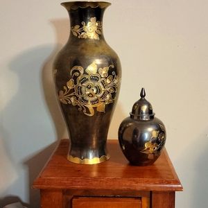 Brass vases